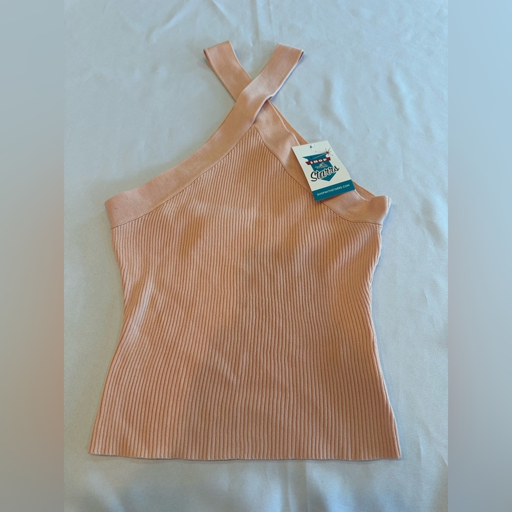 NWT Starrs On Mercer Peach Halter Size Medium